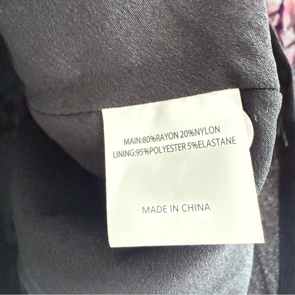 NWT SHOWPO Jessel Mini Dress Long Sleeve Cowl Corset in Burnt Out Floral 4 - Picture 16 of 16